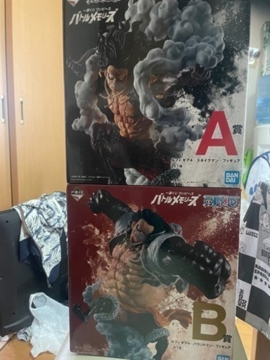 ワンピース １番くじ バトルメモリーズ ルフィ ギア4 A賞・B賞フィギュア