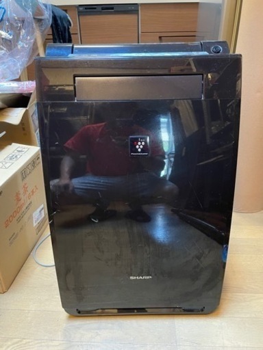 2台同時購入の方は5,000円！！  ①SHARP シャープ 加湿空気清浄機 KI-EX55-T