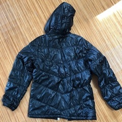 150 暖かいアウター　黒　防寒上着の画像