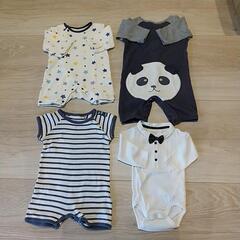 【受渡し決定ヤムヤム様】子供服 ベビー服 4点まとめてロンパース...