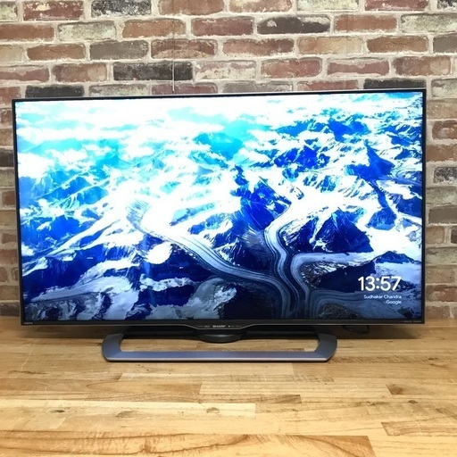 即日受渡❣️SHARP  AQUOS45型4KHDR液晶TV YouTube48000円