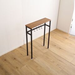 【新品未使用】コンソールテーブル　ウォールナット