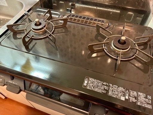 受付終了。都市ガス用コンロ　リンナイ KG67BK 2020年式　美品
