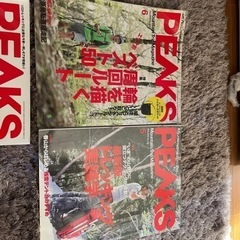 アウトドア雑誌4冊　PＥＡＫＳ　ワンダーホーゲルの画像