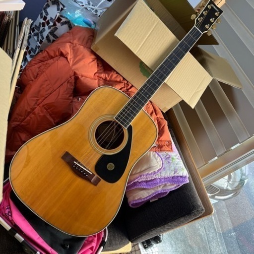 引っ越し近く値下げ❗️ヤマハのギター、ギターを始めたい方いかがですか？袋付き