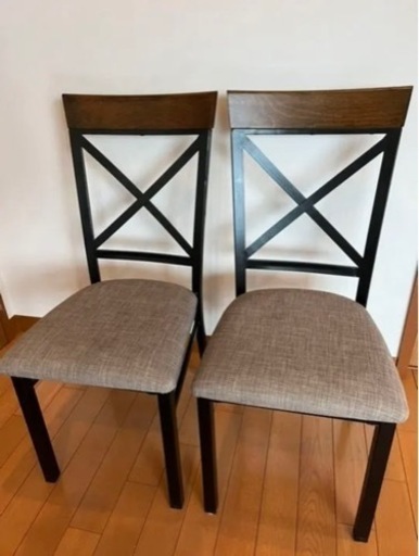 【急】ダイニングチェアー2脚