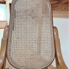 ロッキングチェア 籐 の画像