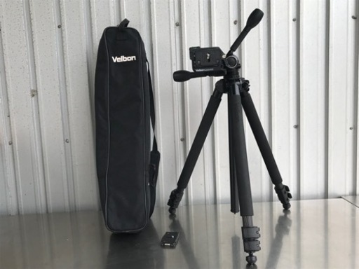 ベルボン◇カーボン 三脚◇ジオ カルマーニュ◇雲台/純正ケース付き◇E635M/PHD-65Q◇K145P