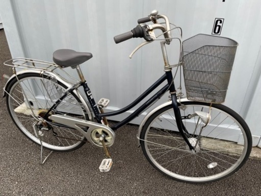 No.306  【LEDオートライト、6段変速】★激安★ 中古自転車   27インチ 軽整備済み 安い 防犯登録 町田市 麻生区 神奈川