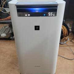 【美品】SHARP KI-HS70-H 加湿空気清浄機　GRAY 箱凹みあり2000円値引きKI-HS70-H [グレー系] シャープ 空気清浄