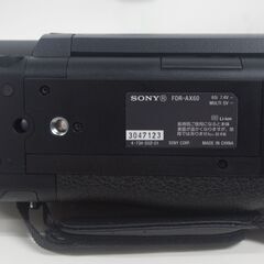 【良品】SONY Handycam FDR-AX60 4K ビデオカメラの画像