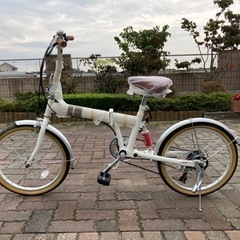 折りたたみ自転車　ほぼ新品未使用の画像