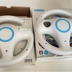 【美品】Wiiマリオカート ハンドル 2点セット 本日限定100...