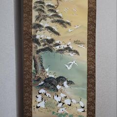 鉄堂 掛軸 縁起百鶴之図
