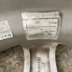 受け付け終了　アルミホイール付きタイヤ　4本セット　165 70 R14の画像