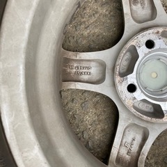 受け付け終了　アルミホイール付きタイヤ　4本セット　165 70 R14の画像