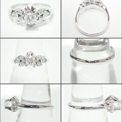 E626 シチズンジュエリー プラネット ダイヤモンド Pt900 リングの画像