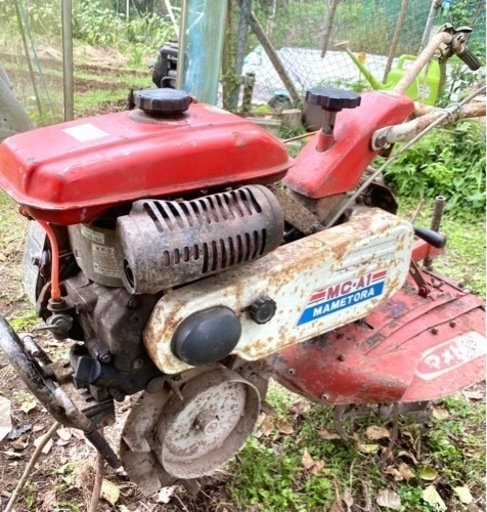 【値下げ】エンジン式　畑作用管理機　稼働品