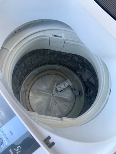 札幌市内配送無料 16年製 HITACHI 日立 5kg 全自動洗濯機 NW-5WR ボディ幅50cm