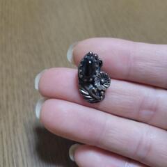 新品未使用⭐SAAD⭐オニキス✕シルバー925燻しピアスの画像