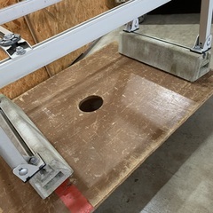 【お取引中】エアコン室外ユニット用　据付架台 ２段　【品番不明】オーケースカイ　キーパー　エアコン部材の画像