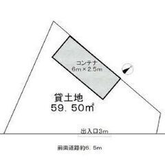 ★貸土地★   泉佐野市中庄　 18坪　#資材置き場　＃トラック...