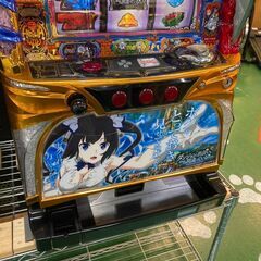 スロット実機 メダル不要機 家庭用100V対応 ダンジョンに出会いを求めるのは間違っているだろうか？ ダンまち 北電子 2018年導入 動作確認済 現状販売 【愛品倶楽部柏店】の画像