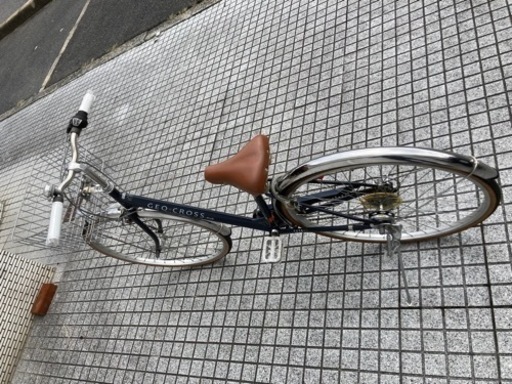 【27インチ自転車】6段変速　LEDオートライト付　美品❗️グリップ新品❗️若林自転車　唐崎店　SALE中❗️