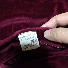 【お値下げ】ワインカラーのロングワンピースの画像