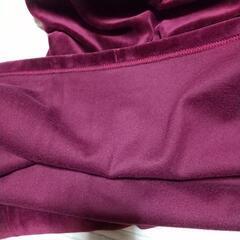 【お値下げ】ワインカラーのロングワンピースの画像