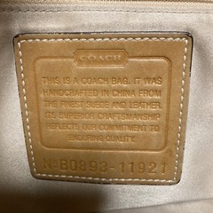 COACH ボストンバックの画像