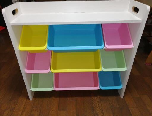 おもちゃ棚　子ども用シェルフ