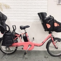 大容量バッテリー16ah 子供乗せ電動自転車 3人乗り対応 子供乗せ