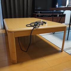 【お話し中】こたつセット（テーブル+掛布団）クリーニング済の画像