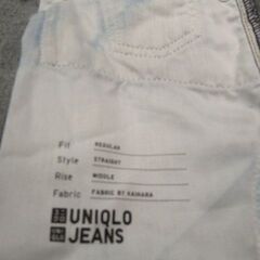 【新品同様】UNIQLO　ユニクロ　ジーンズ　メンズ　28インチの画像