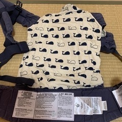 ☆決まりました☆＊値段交渉可能＊クジラ柄　エルゴベビー抱っこ紐の画像