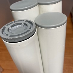 【ニトリ】組み合わせデスク用脚（白）４本 ／ 脚2本入り（プレフェ69 WH）商品コード 6240134 ×2セットの画像