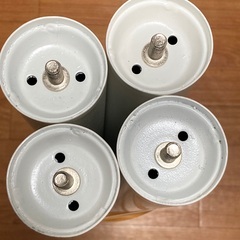 【ニトリ】組み合わせデスク用脚（白）４本 ／ 脚2本入り（プレフェ69 WH）商品コード 6240134 ×2セットの画像