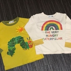 【110】はらぺこあおむしロングシャツ２枚
