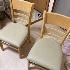 食卓セット(テーブル、椅子2脚)の画像
