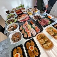 ガラステーブル＋椅子の画像