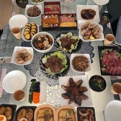 ガラステーブル＋椅子の画像
