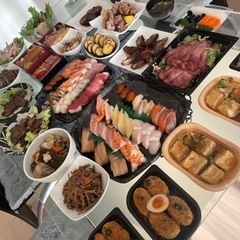 ガラステーブル＋椅子の画像