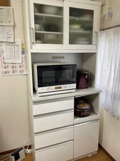 【決定済】ニトリ　キッチンボード　シャロー　ホワイト