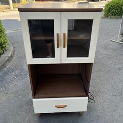 【リサイクルショップどりーむ天保山店】●4634●　食器棚　ツー...
