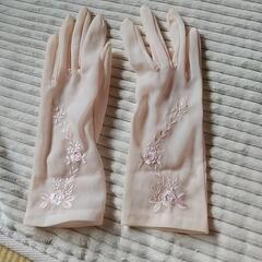 桜色の手袋