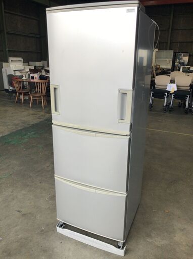SHARPノンフロン冷凍冷蔵庫 SJ-WA35P-S 345L 2008年製 J09120