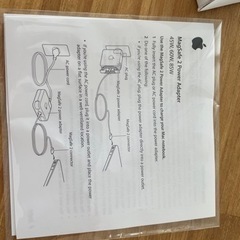 【純正】Apple MacBook充電器　Mag Safe 2電源アダプターの画像