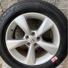 トヨタ レクサス 10系 RX 純正 ホイール 18インチ 7.5J +35 114.3/5穴 4本（ホイール＋タイヤ）セット