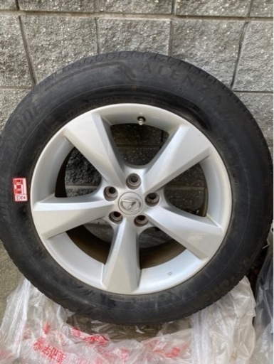 トヨタ レクサス 10系 RX 純正 ホイール 18インチ 7.5J +35 114.3/5穴 4本（ホイール＋タイヤ）セット